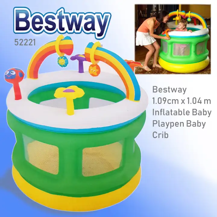 Bestway 1 09cm X 1 04 M Inflatable Baby Playpen Baby Crib 52221