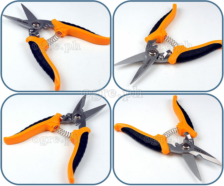 Tolsen 30042 Multi-Purpose Spring Loaded Scissors 180mm (7”)