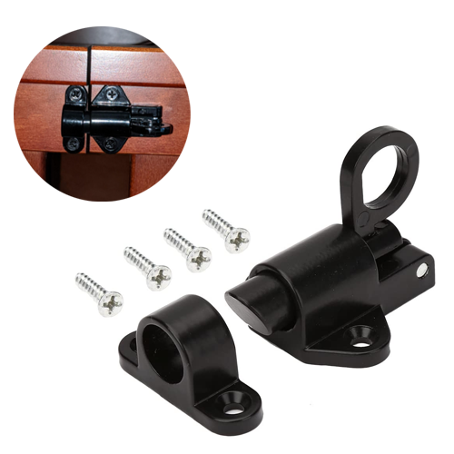 WINDOW LOCK 1 Black Aluminum Alloy Security Automatic Window Gate Lock