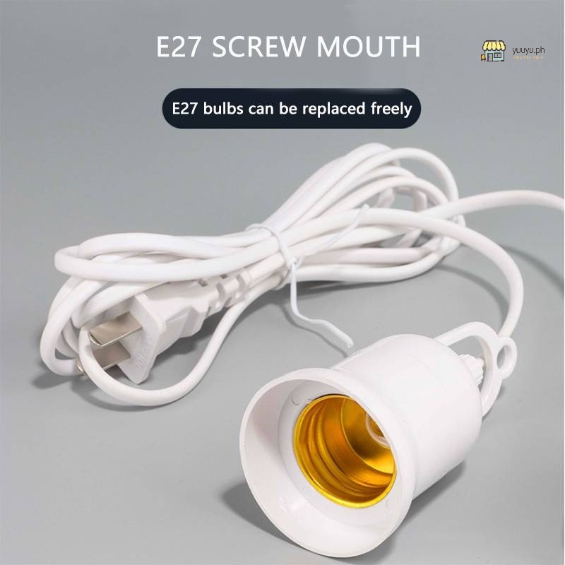 suc9yYpx Lamp Bulb Holder With Switch LED Light Bulb Extension Socket