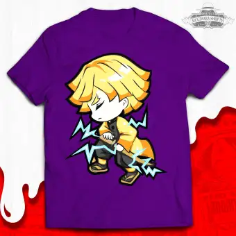 Kimetsu No Yaiba Demon Slayer Zenitsu Shirt Zenitsu Agatsuma Lazada Ph