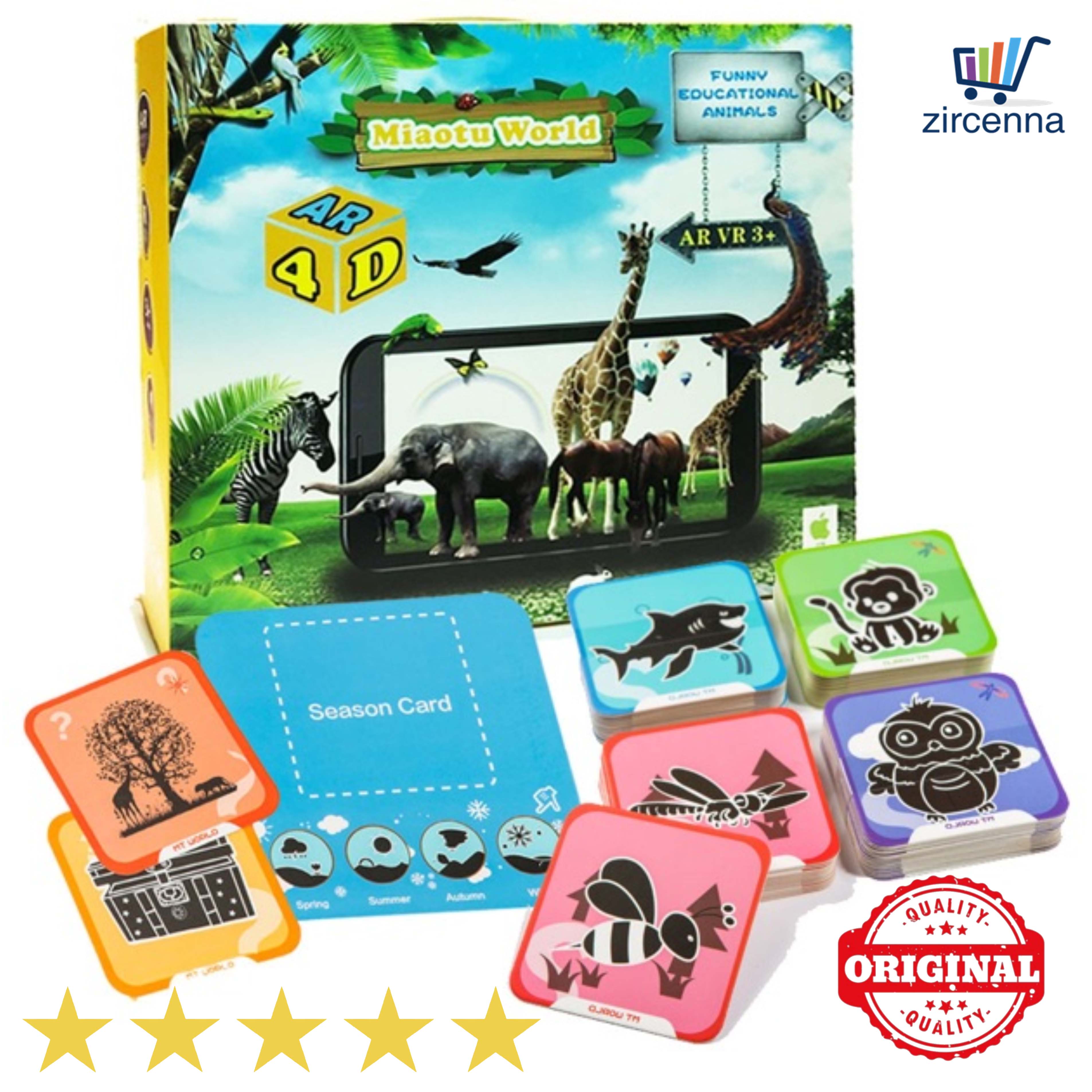 Miaotu World Augmented Reality Virtual Reality | Best for kids funny  educational animals | Lazada PH