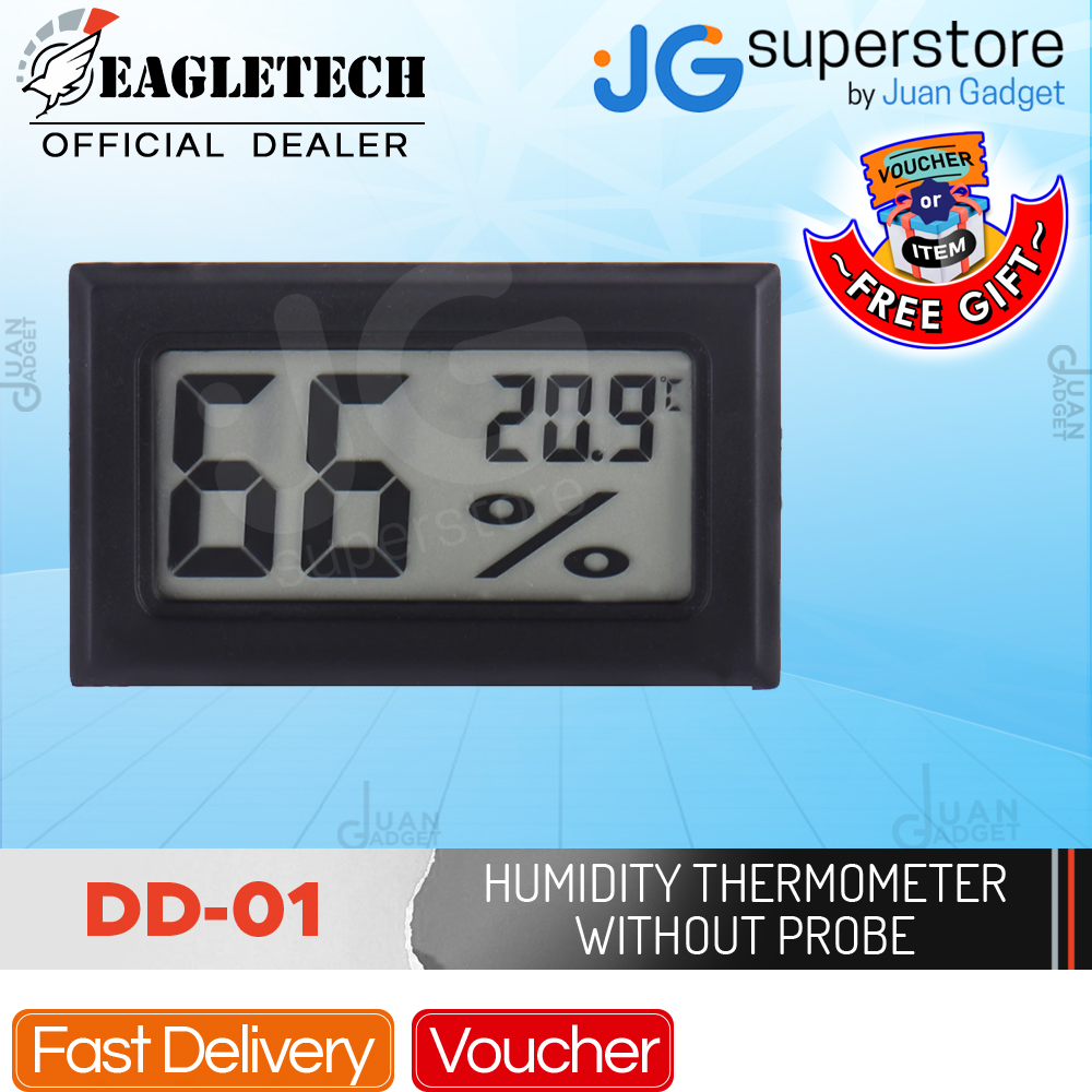 Eagletech DD01 LCD Digital Thermometer Temperature Hygrometer Humidity