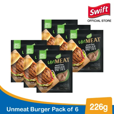 Unmeat Burger Patties 226g - Pack of 6