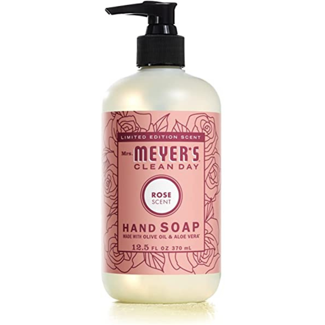 Meyer's Clean Day Hand Soap Made With Olive Oil Aloe Vera Rose Scent  Fl Oz (370ml)