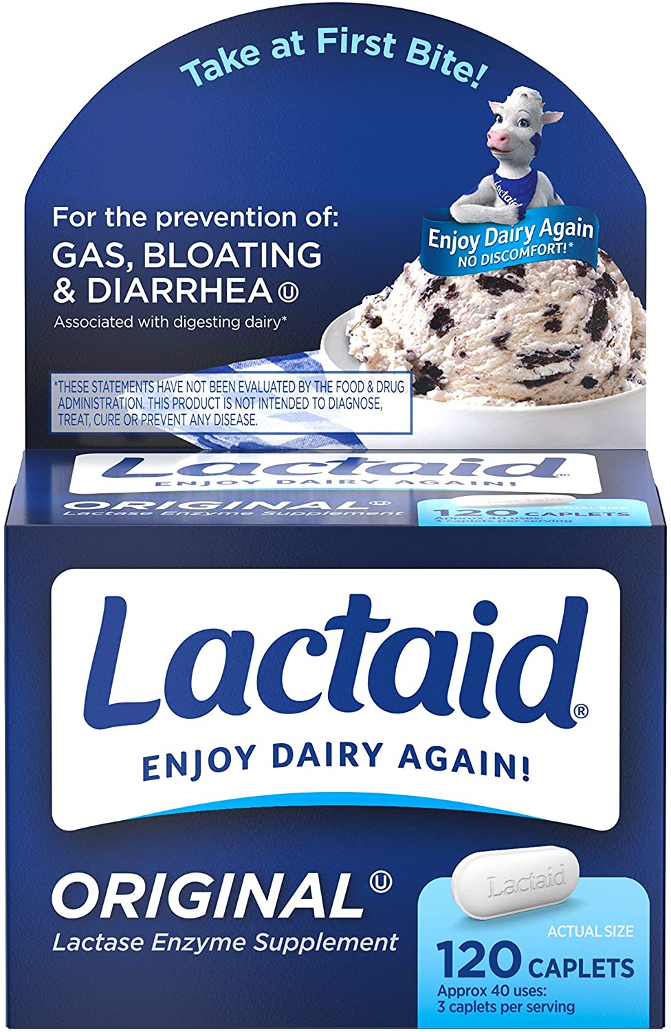 Lactaid Original Lactase Enzyme Supplement 120 Caplets Lazada PH
