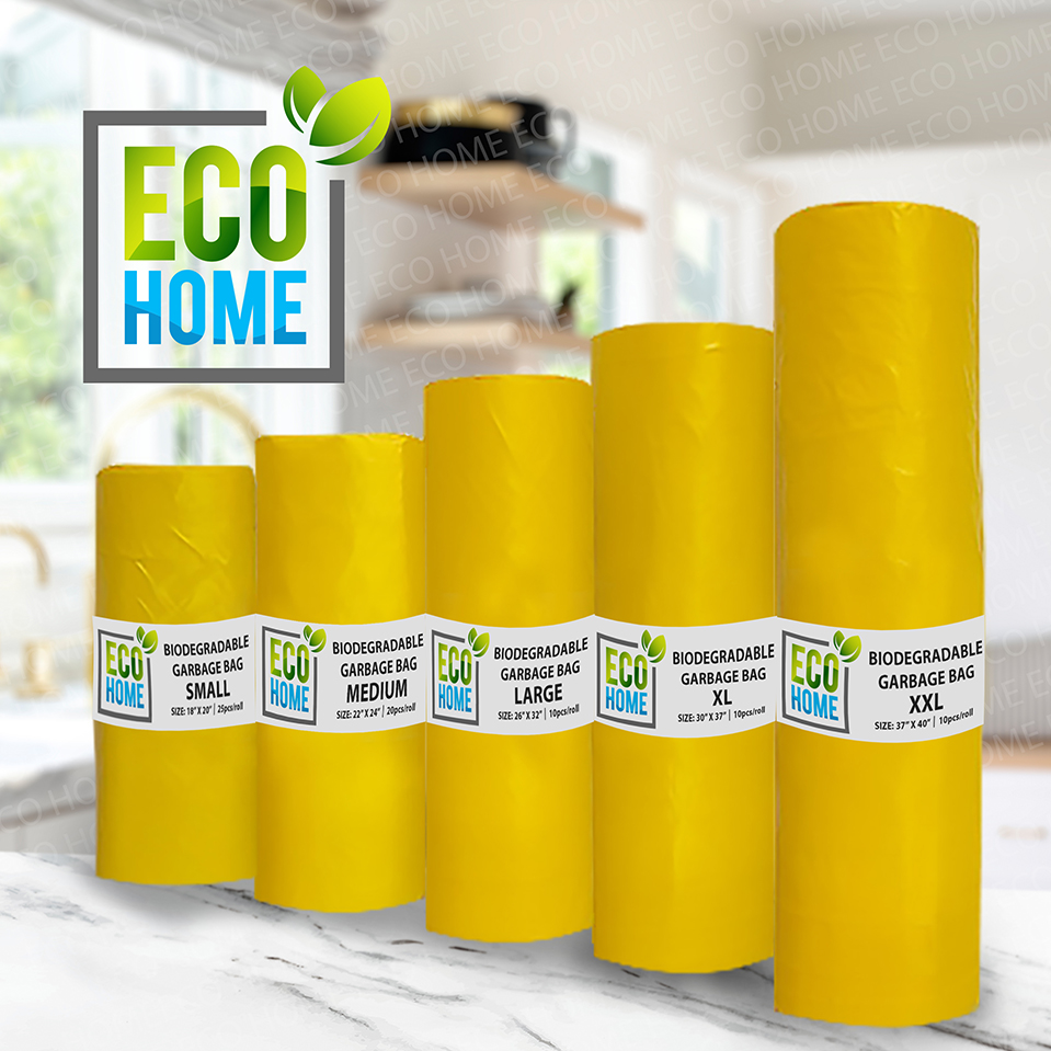 Yellow Biodegradable Garbage Bags