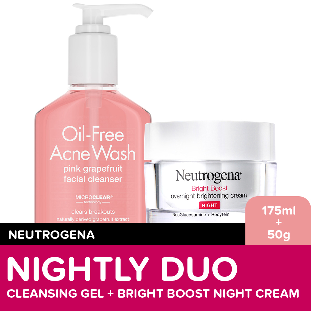 neutrogena bright boost overnight brightening cream
