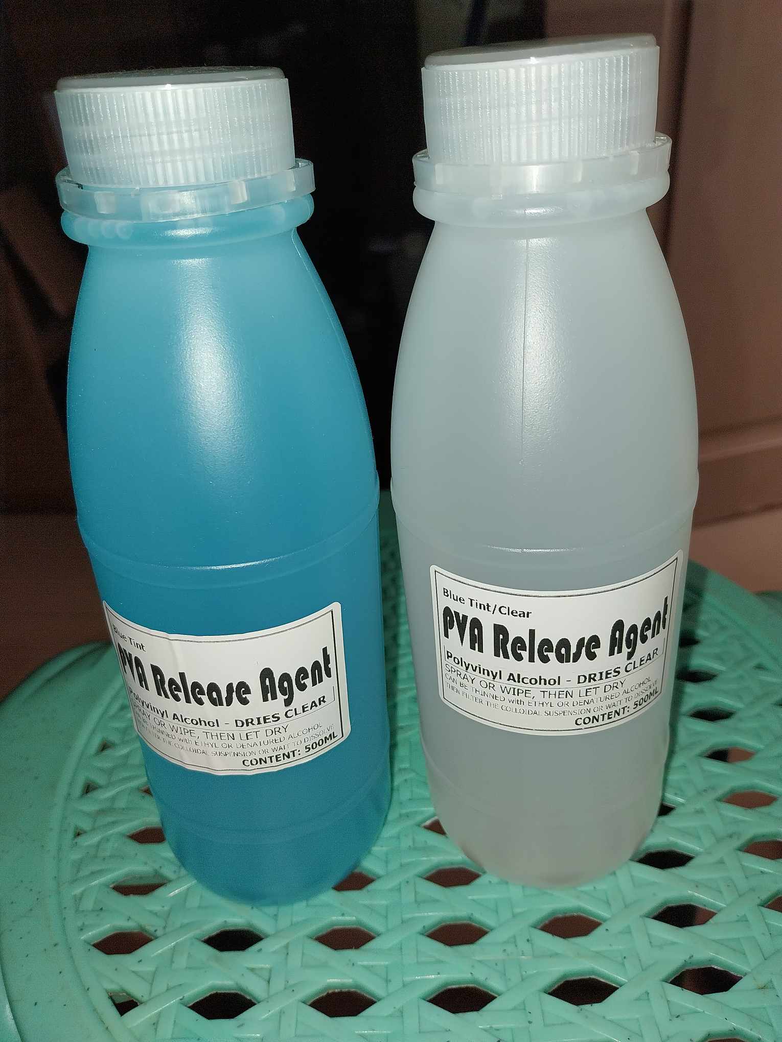 PVA Release Agent 500ml / 1000ml Blue / Clear FRP epoxy resin film mold