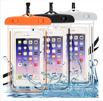 Universal Waterproof Phone Case Water Proof sealed Mobile Cover Outdoor  Sports Touch Screen Mobile Phone Bag Sealed Transparent Beach Swimming Surf 