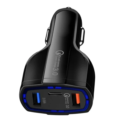Pd Car Charger Qc3.0 Car Charger Dual USB Multi-Port 3.0 Fast Charging Car Charger 5V3A18W Car Mobile Phone Charge