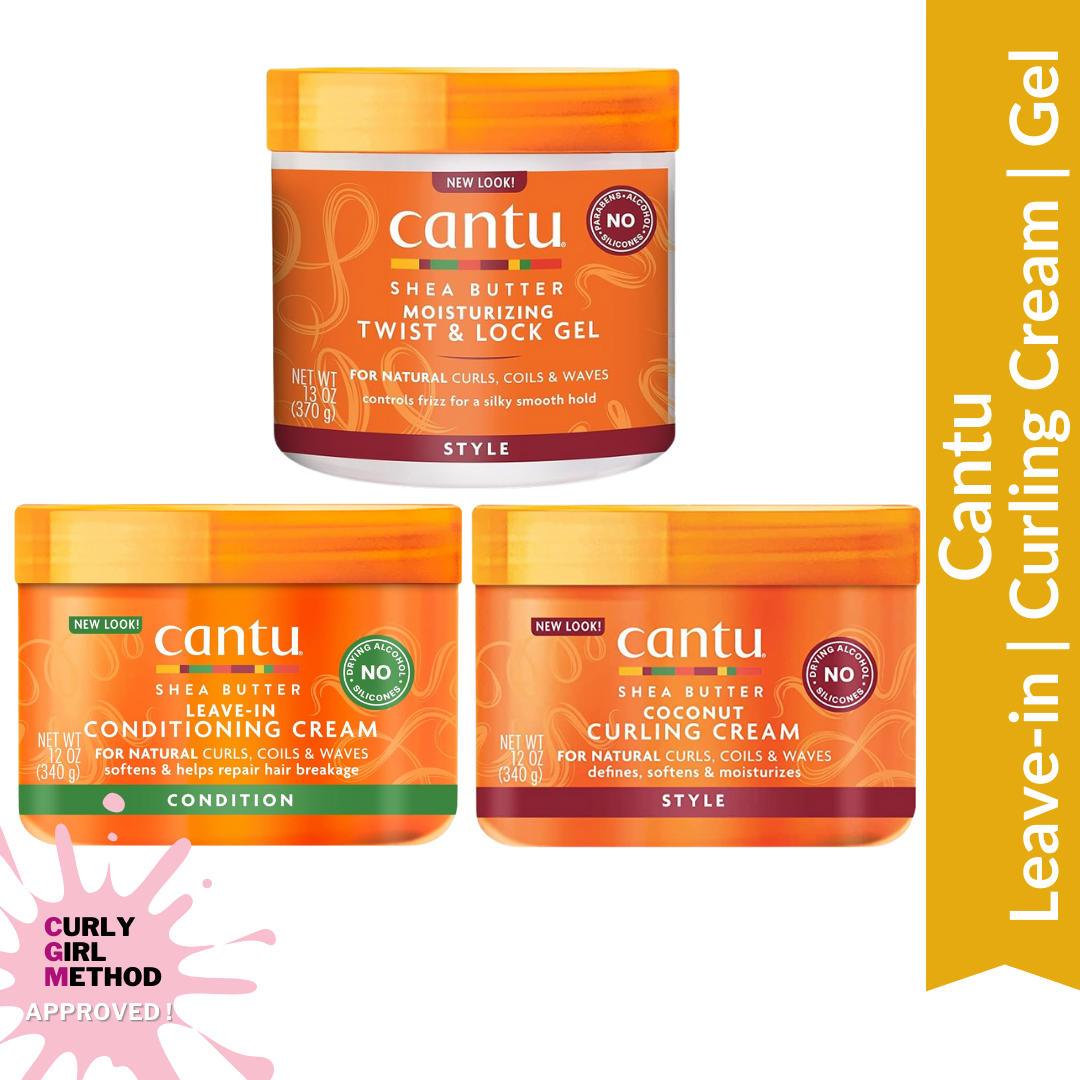 Cantu Shea Curling Cream Twist Lock Gel Leave-in