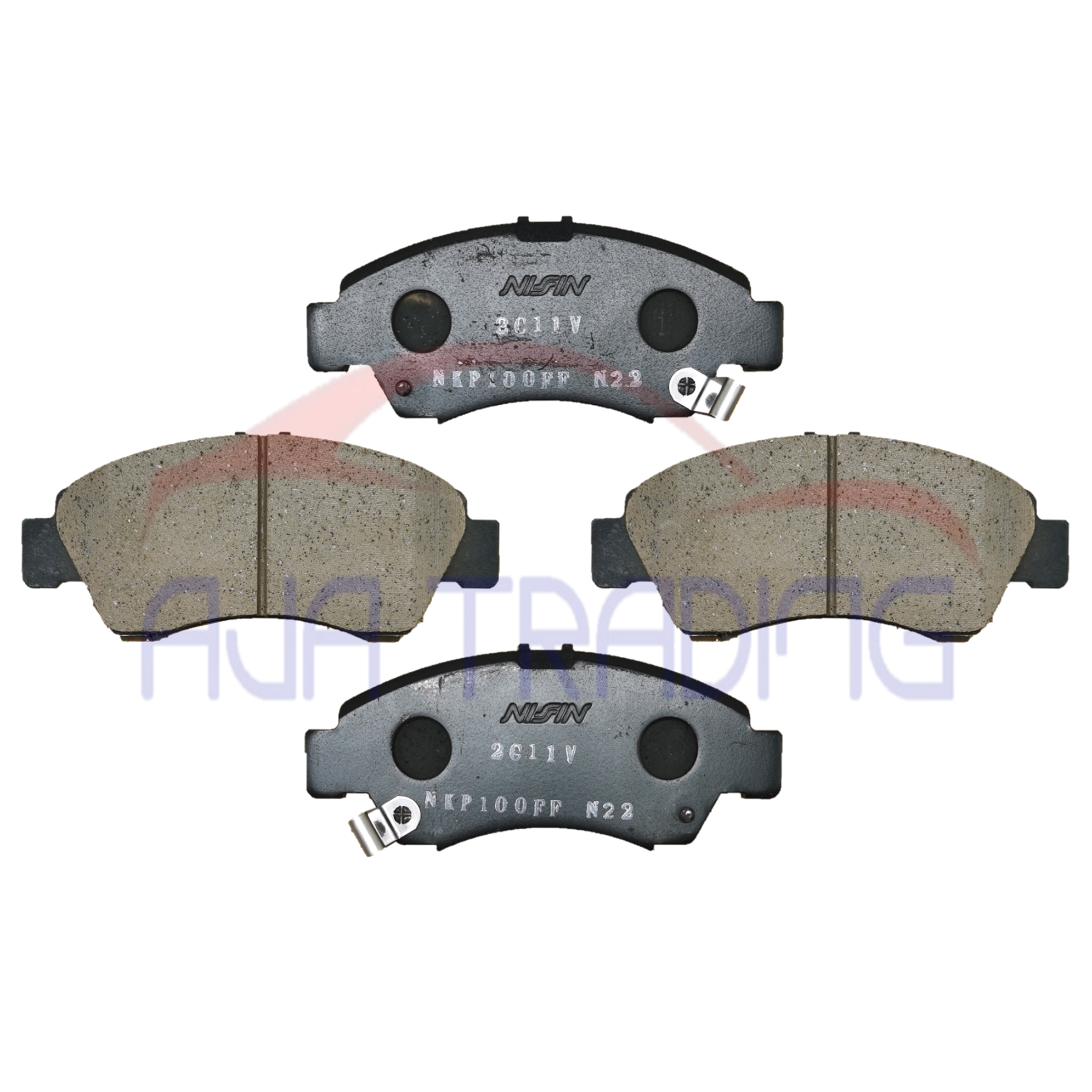 Genuine NISSIN Front Brake Pads for Honda City (2003 2007), Jazz