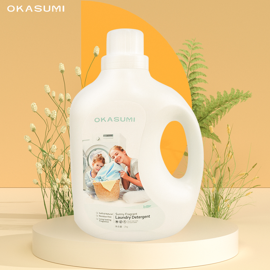 OKSUMI (COD) Spot Goods Local delivery Liquid Detergent 2kg*3 Washing