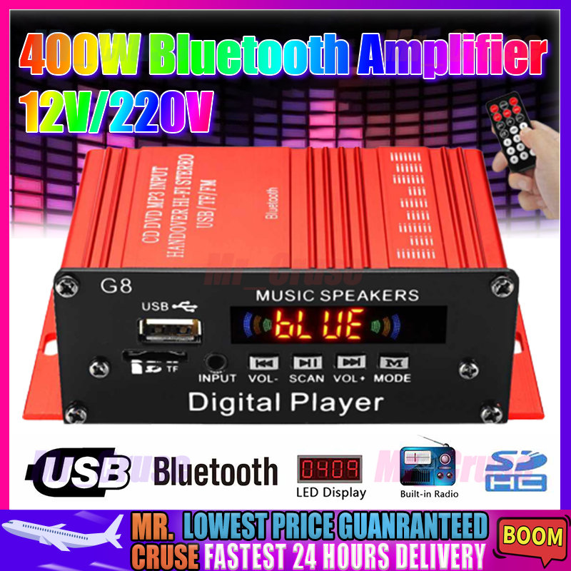 Mini Amplificador Bluetooth Digital Hifi 2ch