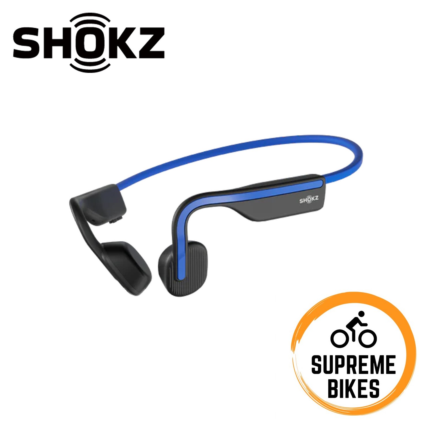 Shokz OpenMove Bone Conduction Open-Ear Headphones – Gray (S661-ST-GY-US) – Bluetooth, Water-Resistant, With Mic