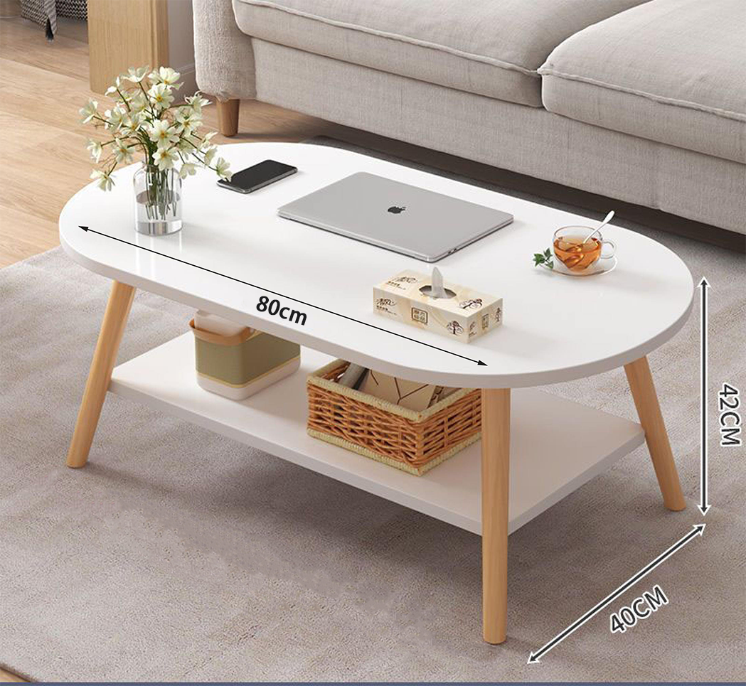 Scandinavian style simple table round coffee table set center table