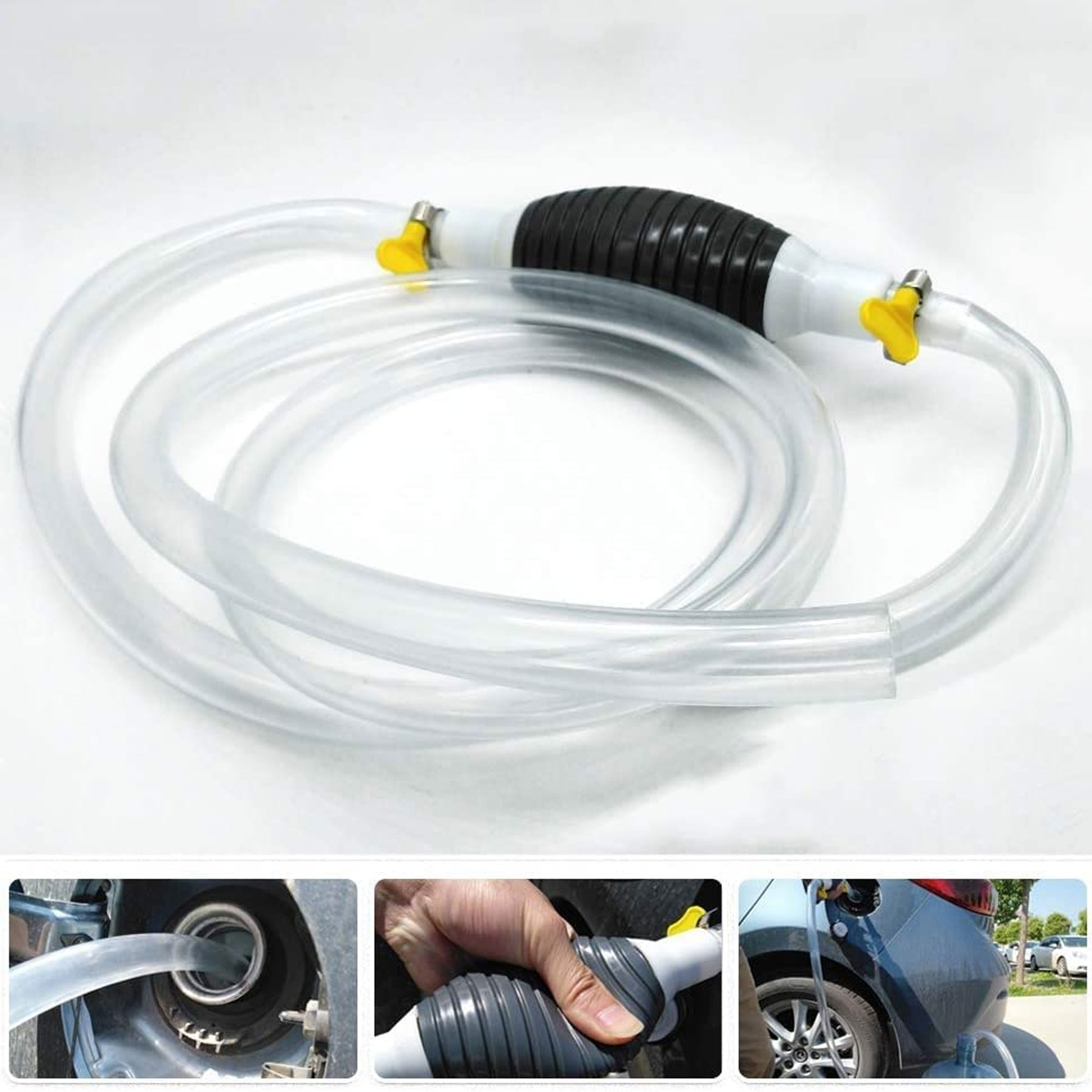 Romax Manual Fuel Siphon Pump, Gas syphon hand pump, Portable Siphon
