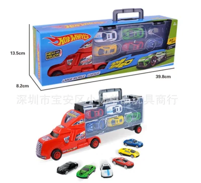 Racing car collection metal car with truck collection toys