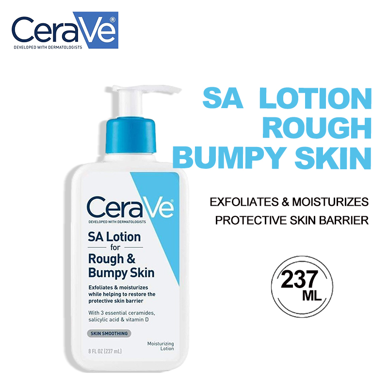 CeraVe SA Lotion Salicylic Acid Moisturizer 237ml for Rough and Bumpy