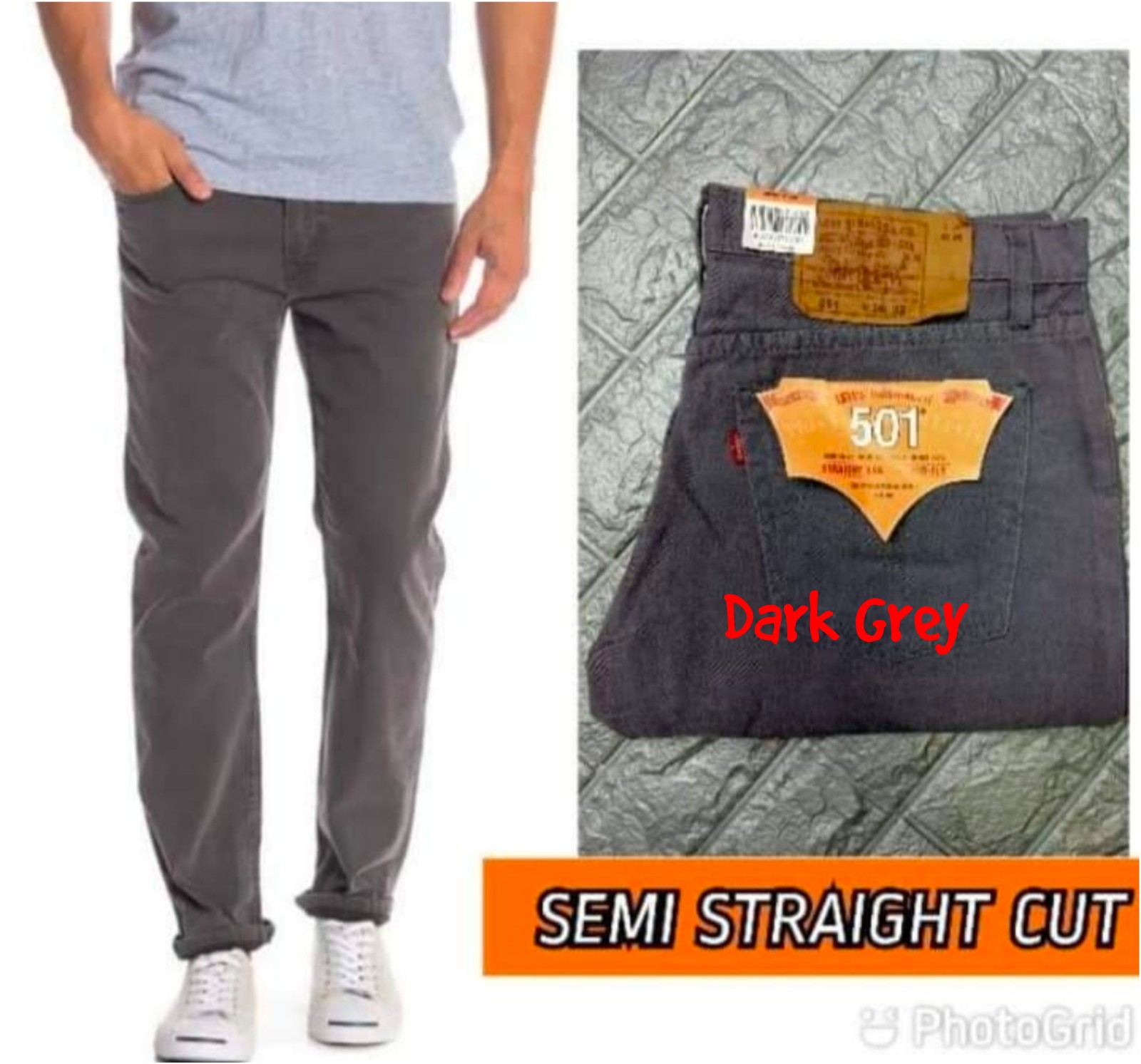 Men Semi-Straight Cut Pants | Lazada PH