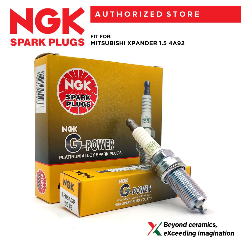 NGK LFR5AGP Platinum Spark Plug for Mitsubishi Xpander 1.5 4a92 4Pcs