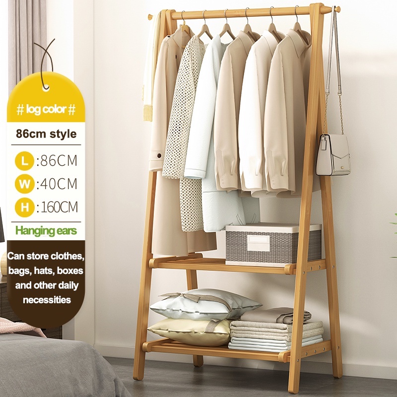 Ditto Hanging Clothes organizer Clothes Rack Stand wooden hanger stand