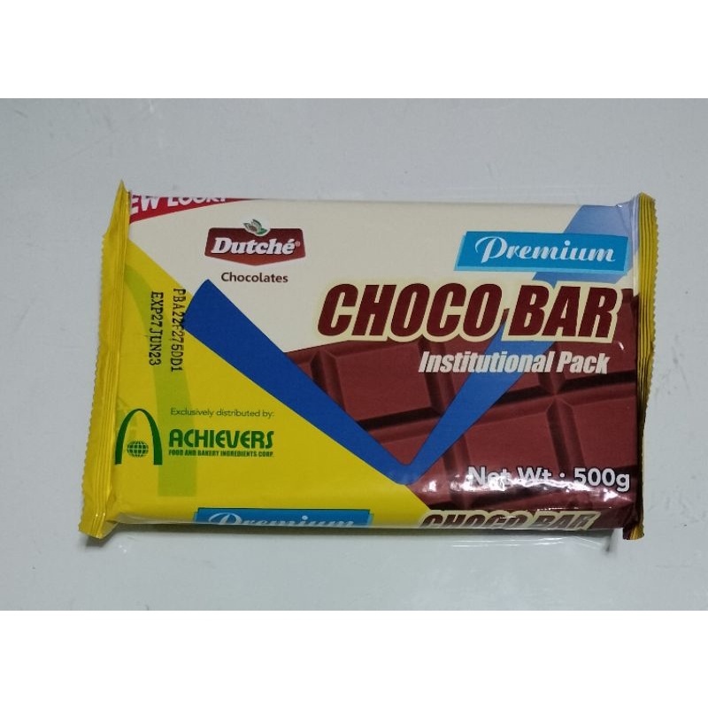 Dutche Chocolate Baking Bar 500g Premium Dark Belgian White Ube