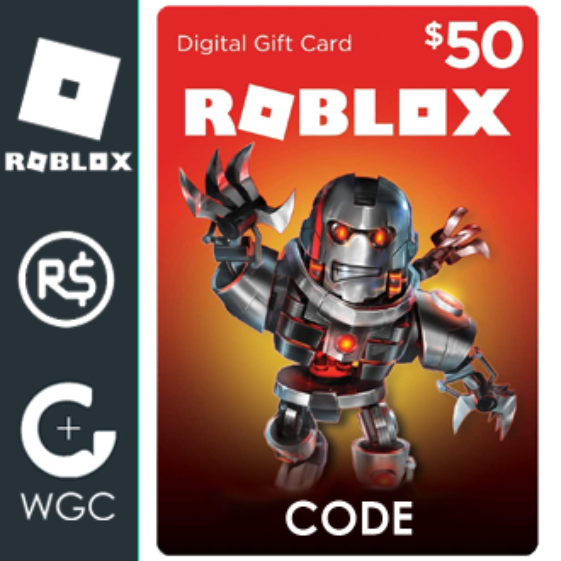 50 Roblox Gift Card 4 950 Robux Premium Lazada Ph