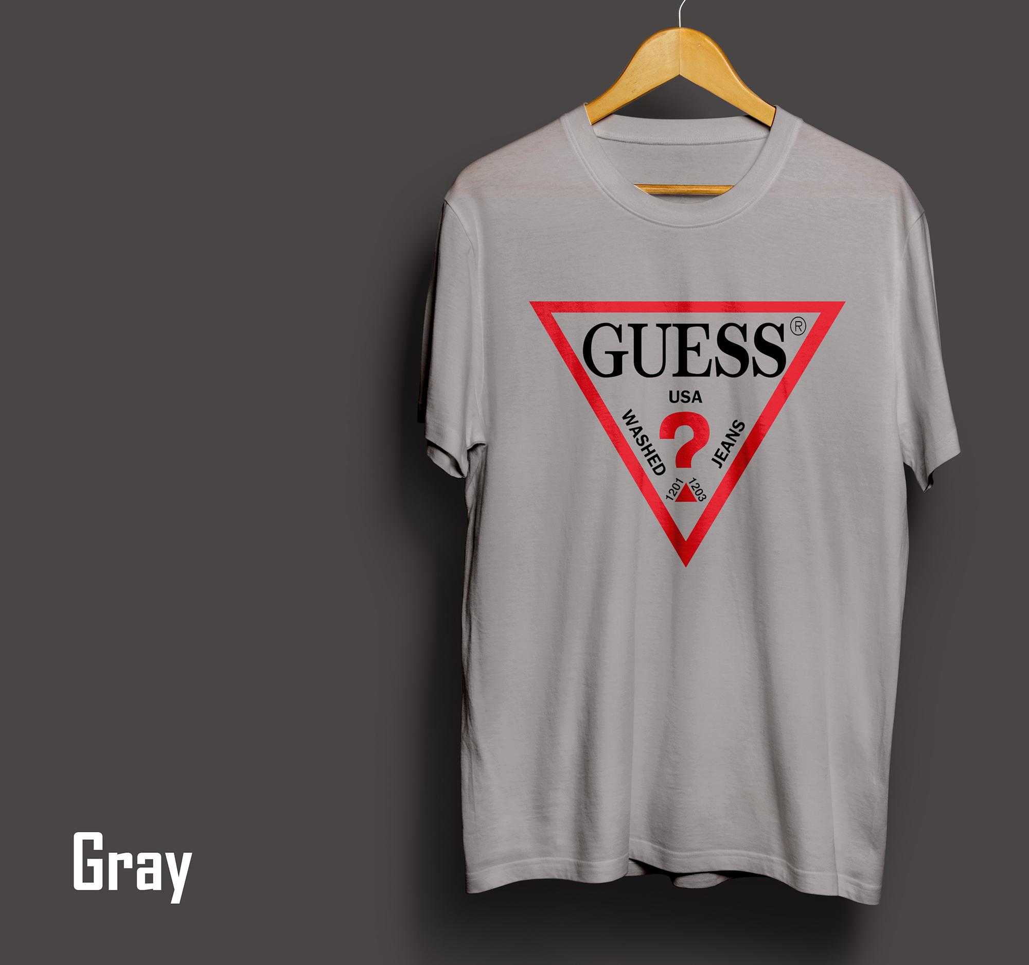 guess printed t shirt