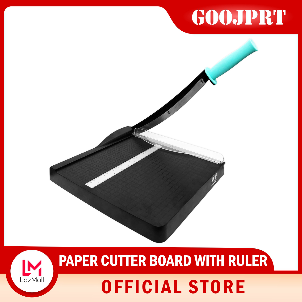 GOOJPRT GP862 Paper Cutter Board with Ruler Paper Trimer Cutter for