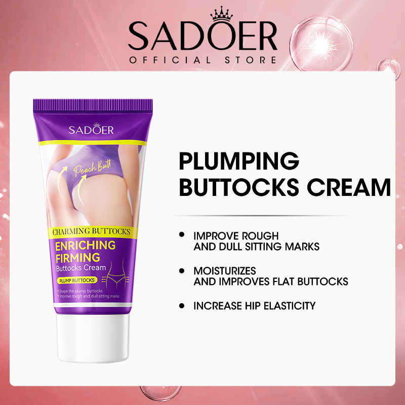 SADOER Enriching Firming BUTTOCKS CREAM 60g Butt Enhancement Cream  Effective Hip Lift Up Fast Growth (NO.SD45149)