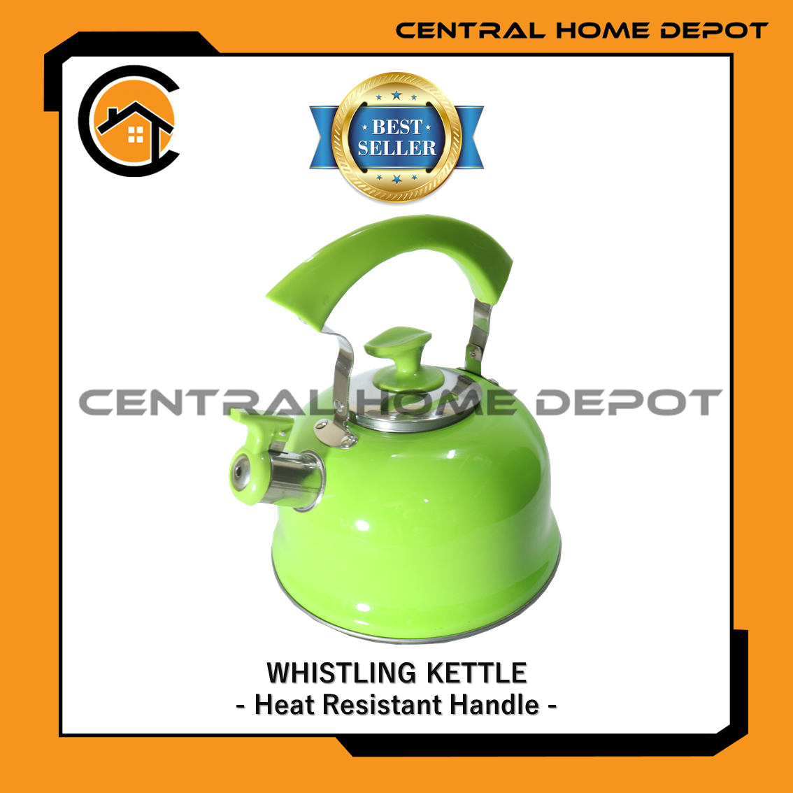 Premium Quality Whistling Kettle 4 Liters Takure Type Colored / 0860