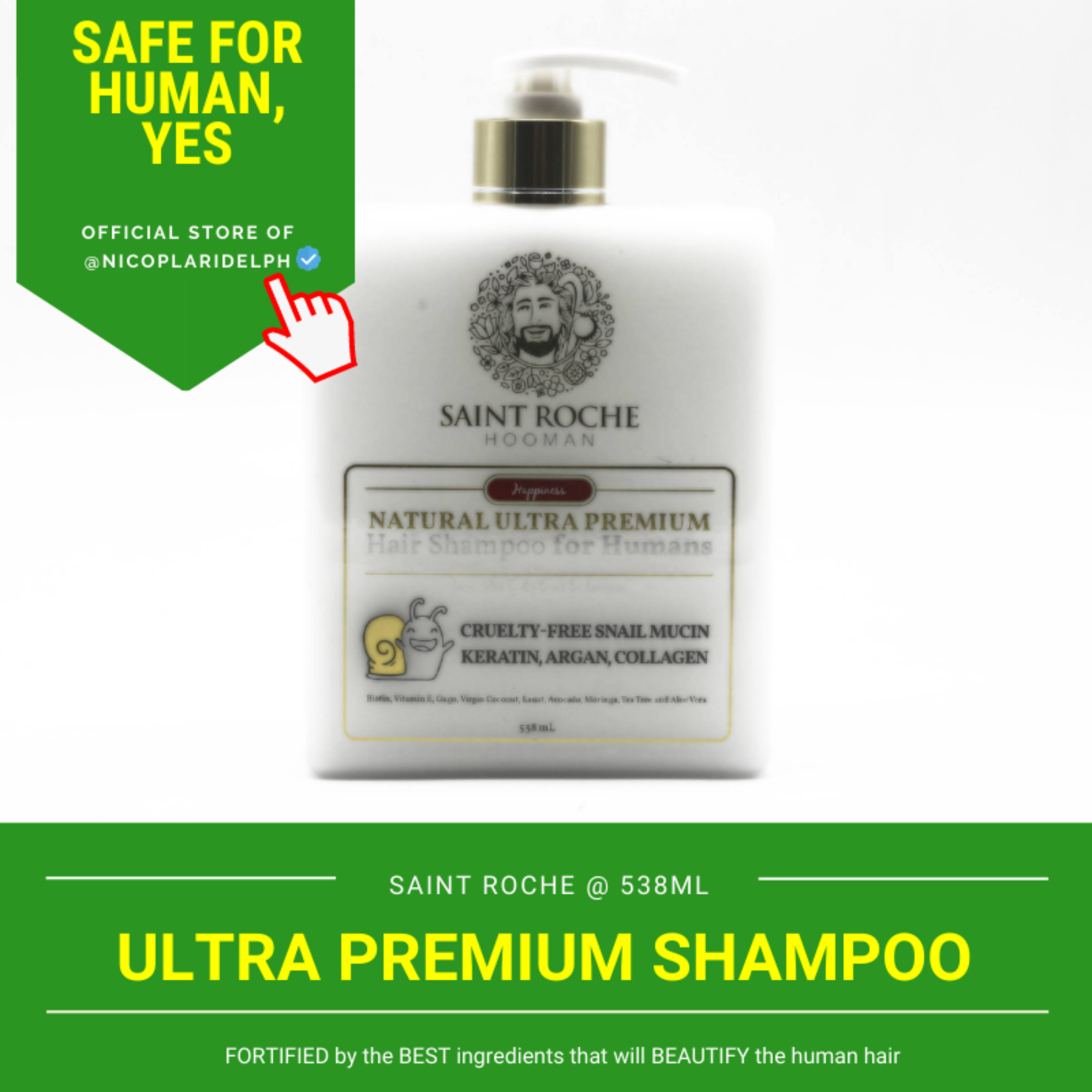 Saint roche shampoo sales for human review