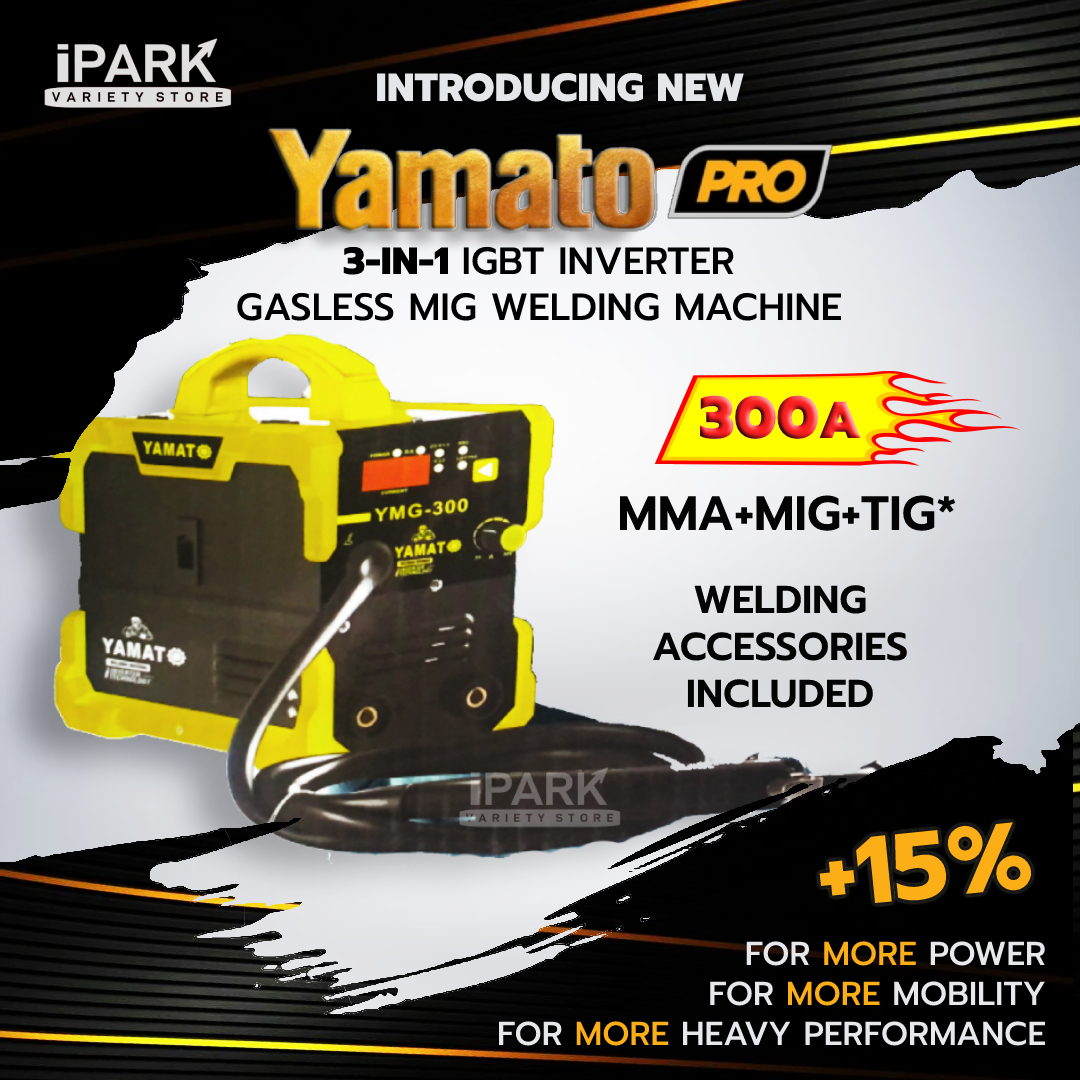 [JAPAN] Yamato 3in1 MIG ARC TIG MMA Inverter Welding Machine with