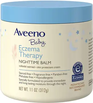 aveeno baby eczema therapy nighttime balm 11 oz