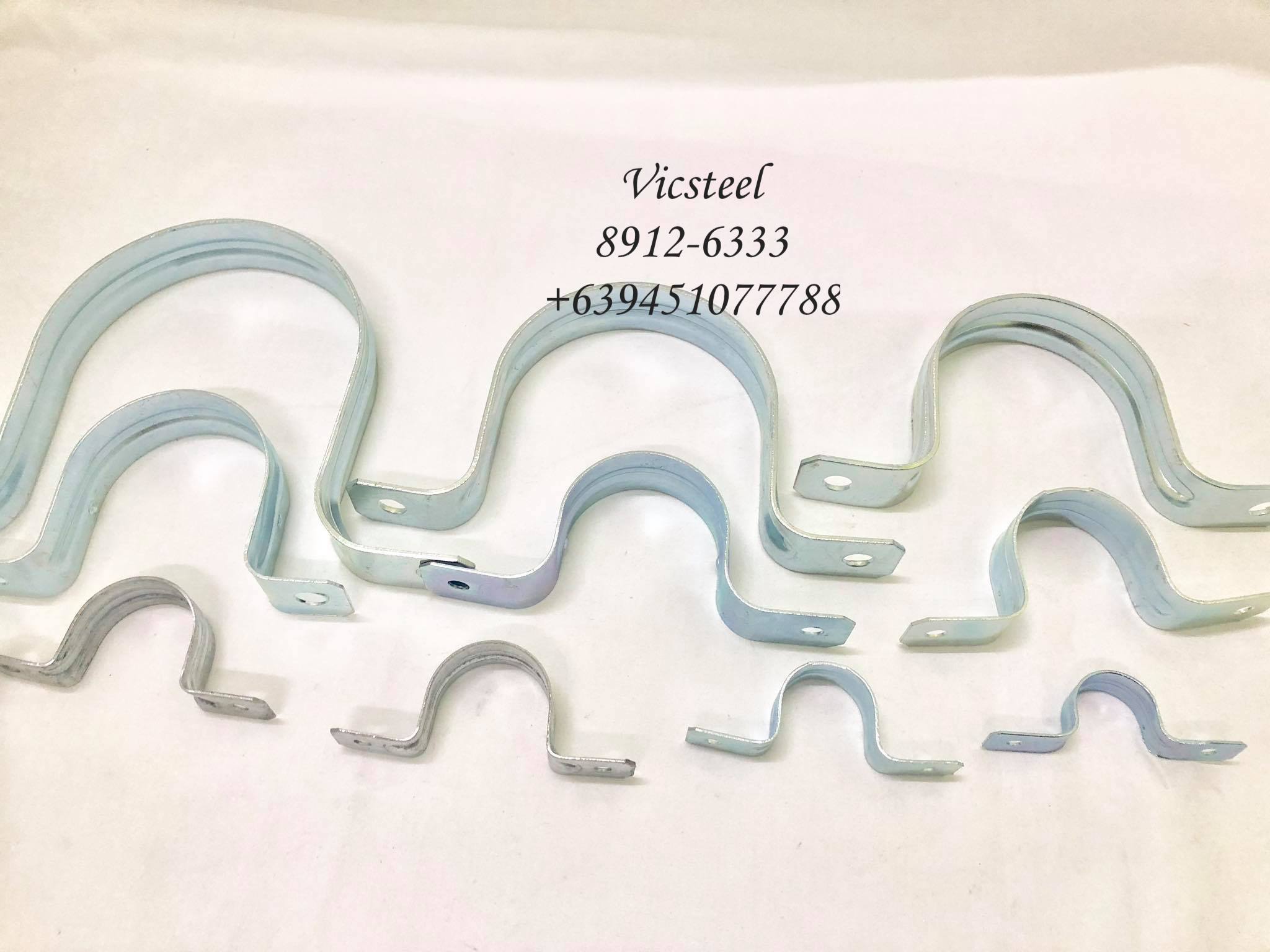 Metal Clamp 2 hole Conduit Clamp / Saddle Clamp 1/2 3/4 1 1 1/4 1 1/2 2 1/2 2 3 4 inches Lazada PH