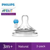 Philips Avent Natural 2.0 Medium Flow Teat 3M+