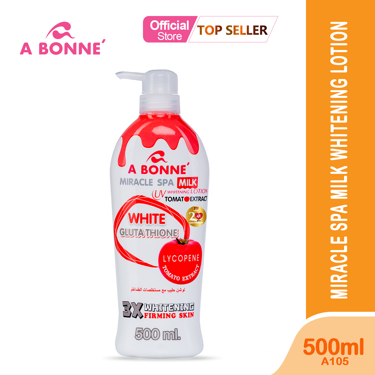 abonne lotion with glutathione A Bonnie  Lotion 500 ml A Bonne Lotion has variant of Lotion: A Bonne Milk Power Lightening Lotion plus Collagen  A Bonne miracle white C milk lotion  Enjoy the enchanting blend of A Bonne Perfume Whitening Lotion Carrot Peach Our Best Seller Abonne Lotion