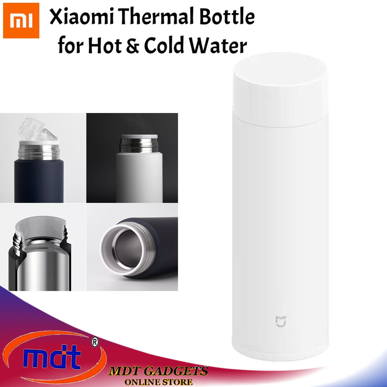 XIAOMI MIJIA 350ML Thermos Water Bottle Stainless Steel Thermal