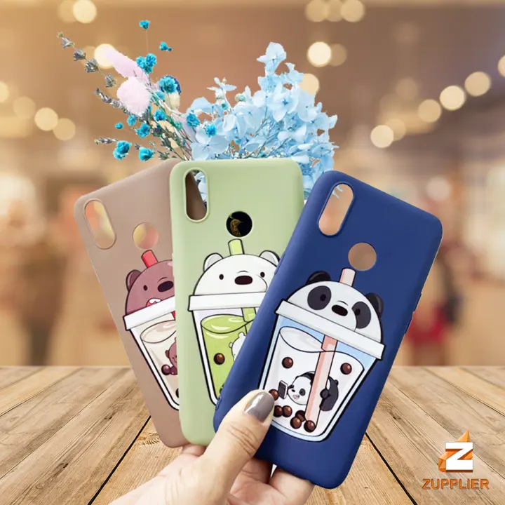 Mi A2 Lite Redmi 6 Pro A3 A3 Lite Case Milk Tea We Bare Bears Soft Cover Silicone Tpu Case Lazada Ph