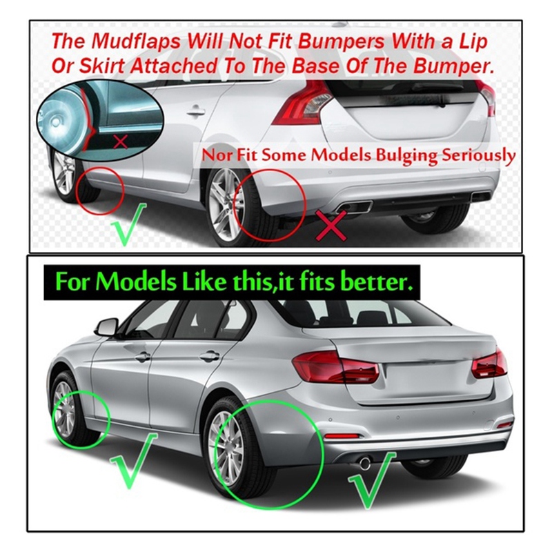 Car Mud Flaps Splash Guards Mudguard For-BMW 3 5 7 Series E30 E46 E90 E91 E92 E93 E60 F10 F11 G30 E38 E65 F01