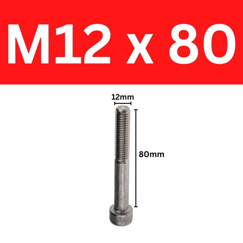 M12 Allen Bolt Stainless Socket Hexagonal Head Premier Hardware | Lazada PH