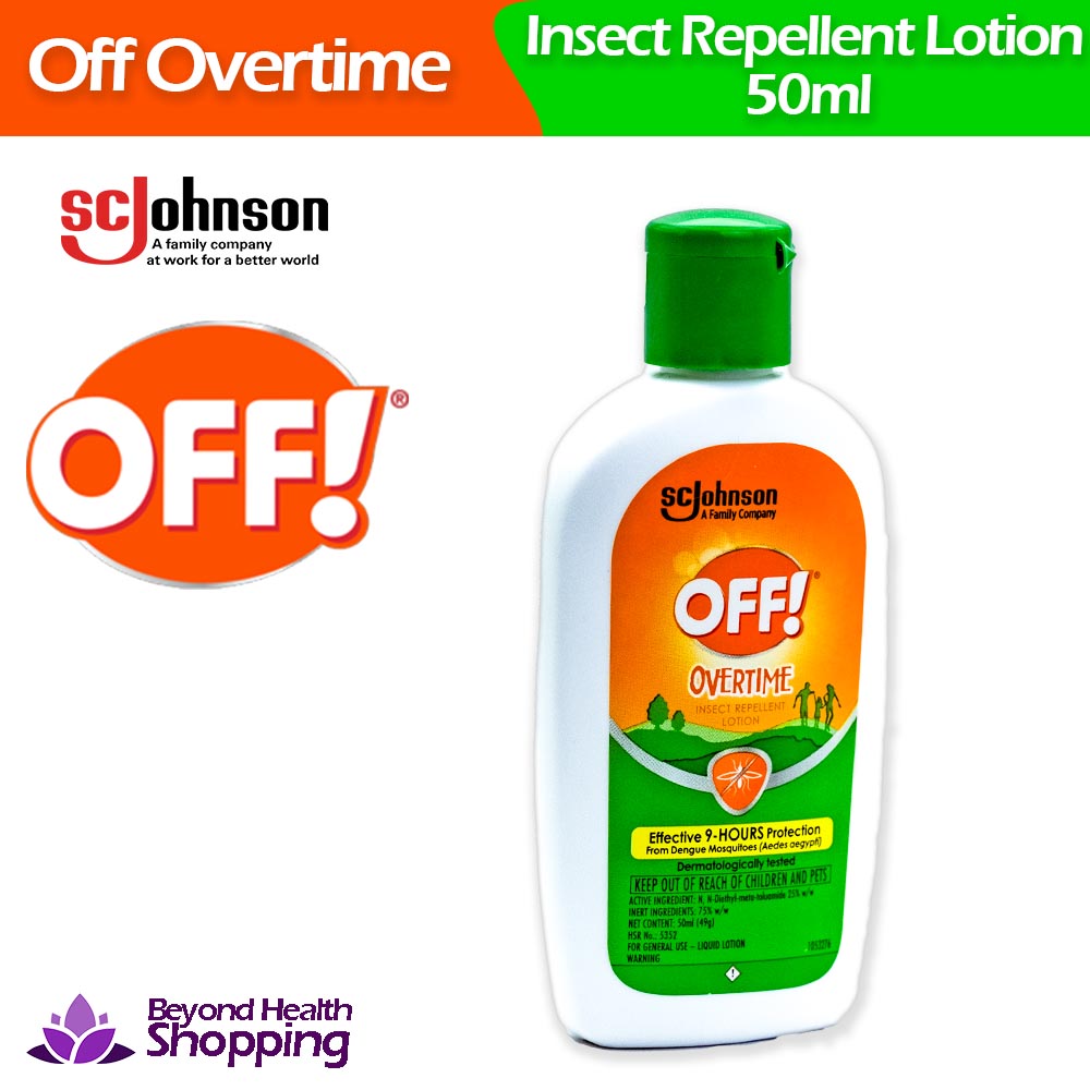 OFF!® Overtime Insect Repellent Lotion