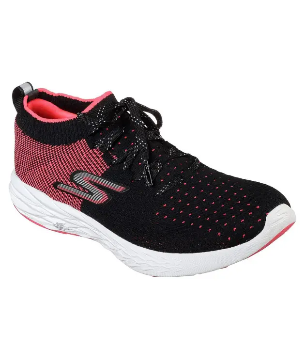 skechers go run 6 womens black