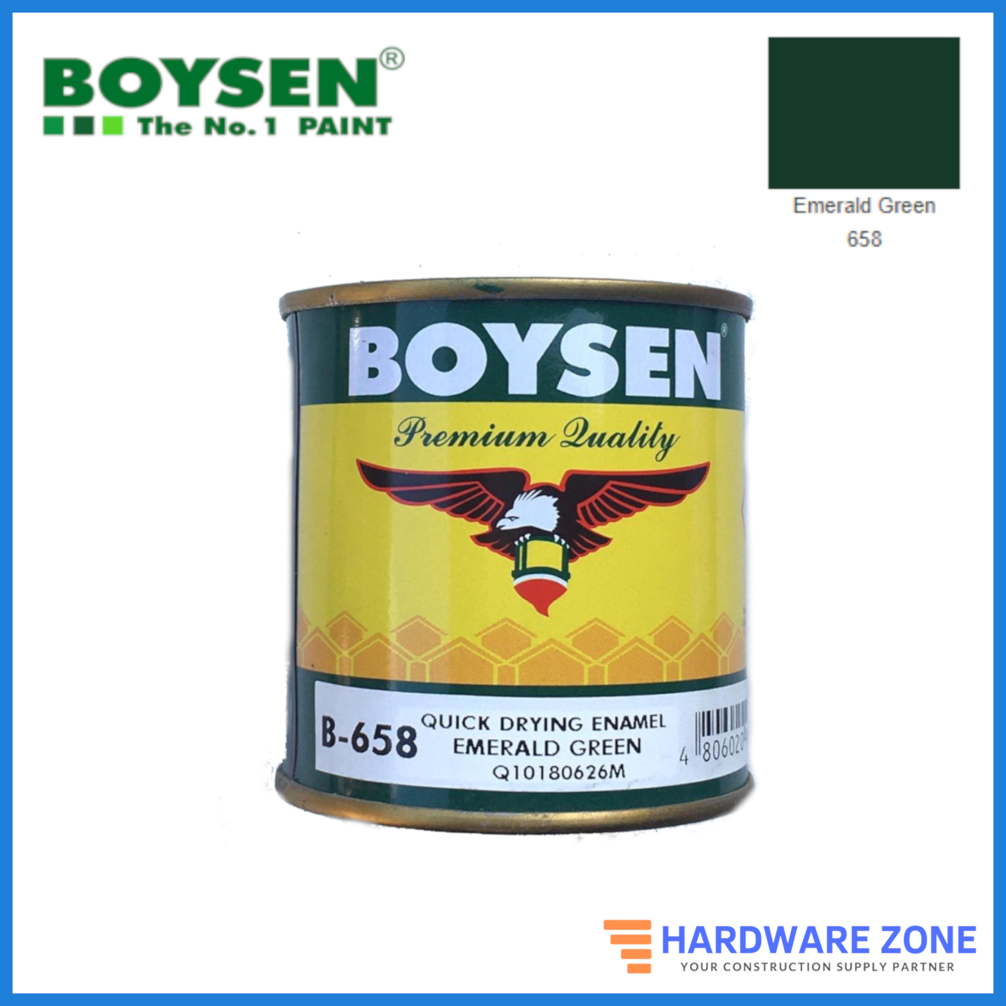 Boysen Quick Dry Enamel Emerald Green (1/4L) | Lazada PH