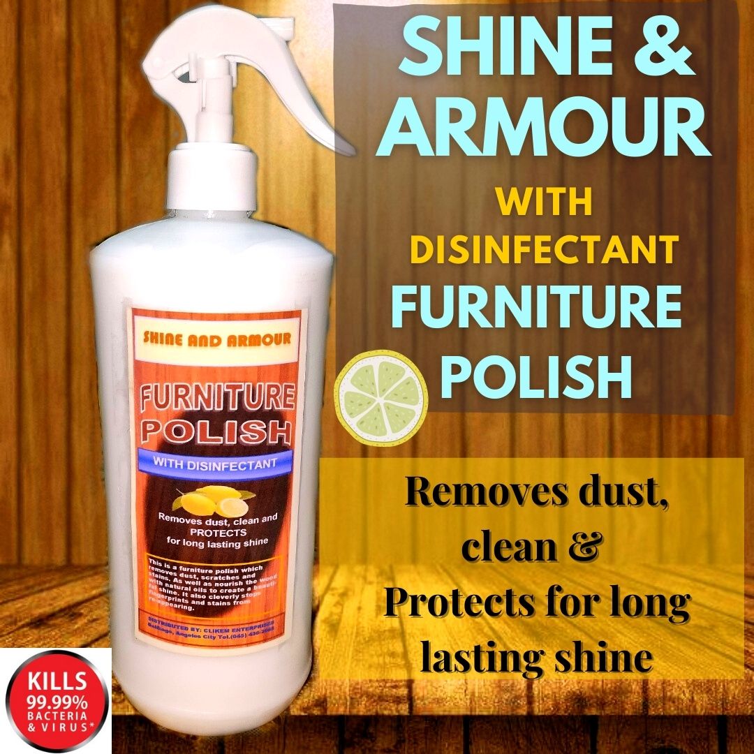 Furniture Polish with DISINFECTANT Shine and Amour 1 liter Lazada PH