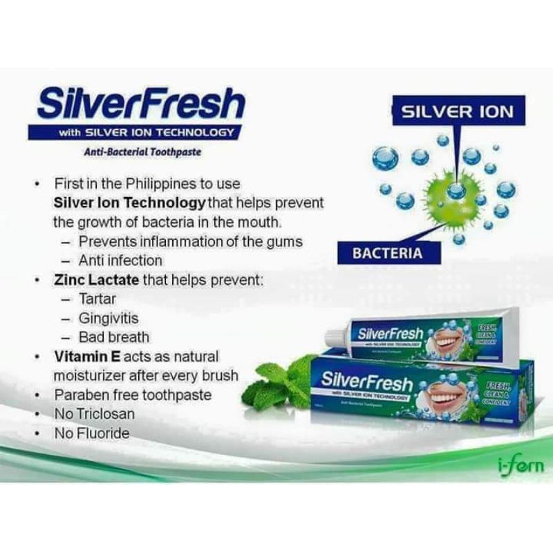 Silver Fresh Toothpaste by IFERN Lazada PH