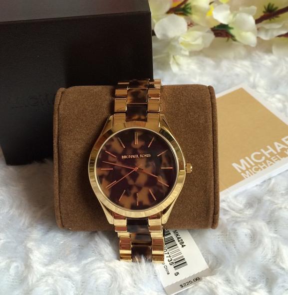 Michael Kors Slim Runway Tortoise-Shell 