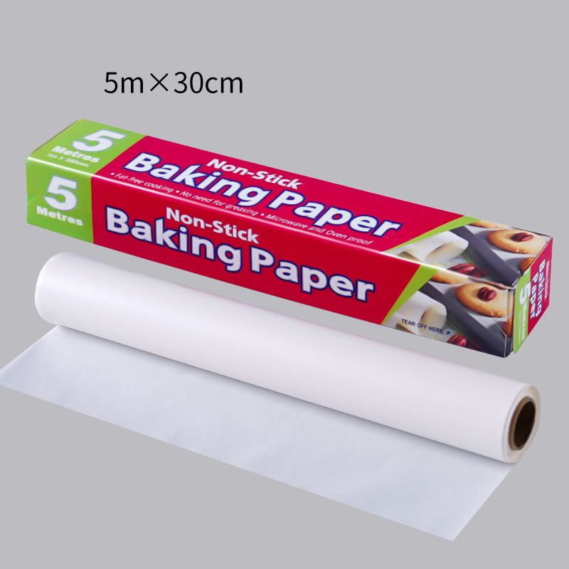 5M 10M 20M Non-Stick Baking Paper Parchment Paper Roll Greaseproof Heat ...